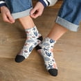 thumbnail image 3 of Pofeuu Starfish Shell Print 30cm Socks, Adult Running Hiking Socks for Youth and Adult, 3 of 7