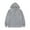 Grey, variant on OJinShaWanO Red Sweatshirt Men's Autumn and Winter Solid Color Hooded Cardigan Casual Sweatshirt