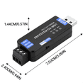 thumbnail image 4 of USB to RS485/RS232 Communication Module Bidirectional Half-Duplex Serial Line Converter Communication Module, 4 of 5