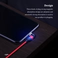 thumbnail image 4 of USB Charging Cable 540-Degree Magnetic Chargers Lightweight for Smart Bracelets Portable Type-C Data Wire Charger Line for Smart Bracelets Type-c Head, 4 of 9