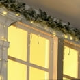 Holiday Time 200 Slow Shimmering LED Icicle Lights Warm White Easy
