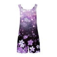 thumbnail image 5 of Hyknon Rompers for Women Summer Fashion Suspender Sleeveless Jumpsuits with Pockets Casual Floral Printed Loose Fit Comfortable Jumpsuits Shorts, 5 of 6