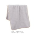 thumbnail image 3 of Loyerfyivos Ultra Soft Bath Towels 1 Pack - 520 GSM Cotton Highly Absorbent Checkered Towels Set for Bathroom Shower Pool Travel 30" x 14" (Gray), 3 of 6
