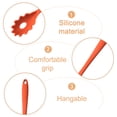 thumbnail image 3 of Silicone Pasta Fork - Food Grade Pasta Spoon, BPA free, Pasta Strainer Spoonorange, 3 of 5
