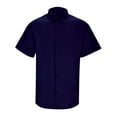 thumbnail image 4 of Linfrsh Hawaiian Shirt Men'S Short Sleeve Buttondown Shirt Navy,S, 4 of 7