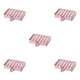 thumbnail image 1 of Matsuzay Caja de almacenamiento de espuma de baño Soporte de bandeja de drenaje de esponja de PP Estante de cocina de inodoro de baño de trigo, rosa rosado 5piezas Matsuzay CBP047355, 1 of 1
