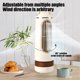 thumbnail image 5 of Desktop Portable Fan With Three Wind Speeds Automatic Oscillating Head With Night Light For A Cool And Soothing Feeling Suitable For Home Office And Bedroom Use, 5 of 7