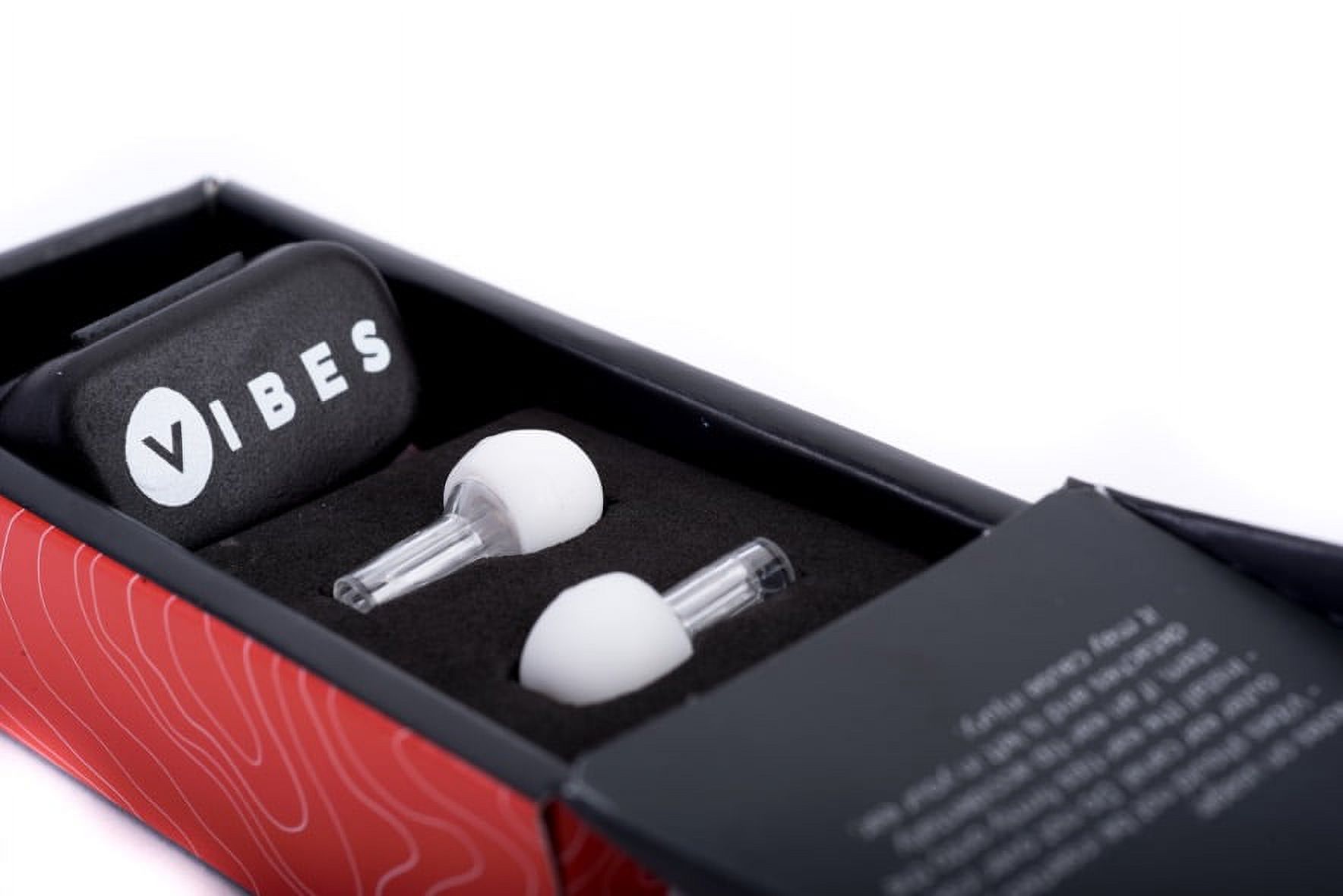 Vibes Reusable Acoustic Filter Low Profile Comfort Fit Noise Reducing Hi-Fidelity Earplugs - image 2 of 3
