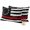 Black, White, Red, variant on 2 Pack Outdoor Waterproof Throw Pillows,Retro USA Flag Independence Day Decorative Square Pillow Case Patio Pillows for Chair Couch Sofa 16x16in
