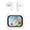 White, variant on Cshidworld Smart Touch Screen Wireless Earbuds, Bluetooth 5.4 ANC ENC Noise Cancelling, 60H Playtime IPX7 Waterproof, Stereo Bass Boost, 7 EQ Modes Clear Calls for iOS Android