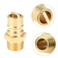 thumbnail image 3 of Gas Quick Connect Kit,Disconnect Connector with Male Insert Plug,1/2 Inch Natural Gas Propane Quick Connect Adapter,1x 1/2inch Gas Quick Connect kit,Gold, 3 of 6