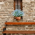 thumbnail image 6 of ZOELNIC 8 Bundles Artificial Daffodils Flowers Outdoor UV Resistant Spring Plants Faux Greenery for Garden Home Wedding Holiday Decor, Blue, 6 of 7