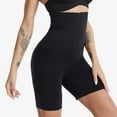 thumbnail image 2 of SWSMCLT Women's Tummy Control Shapewear Shorts Seamless Boned Postpartum Waist Trimmer Body Shaper High Waist Trainer Thigh Slimmer Butt Lifter Underwear Black 16, 2 of 3