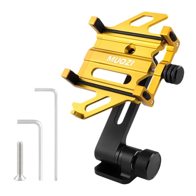 Soporte para teléfono de bicicleta Soporte ligero para teléfono de bicicleta para en bicicleta al aire libre Oro