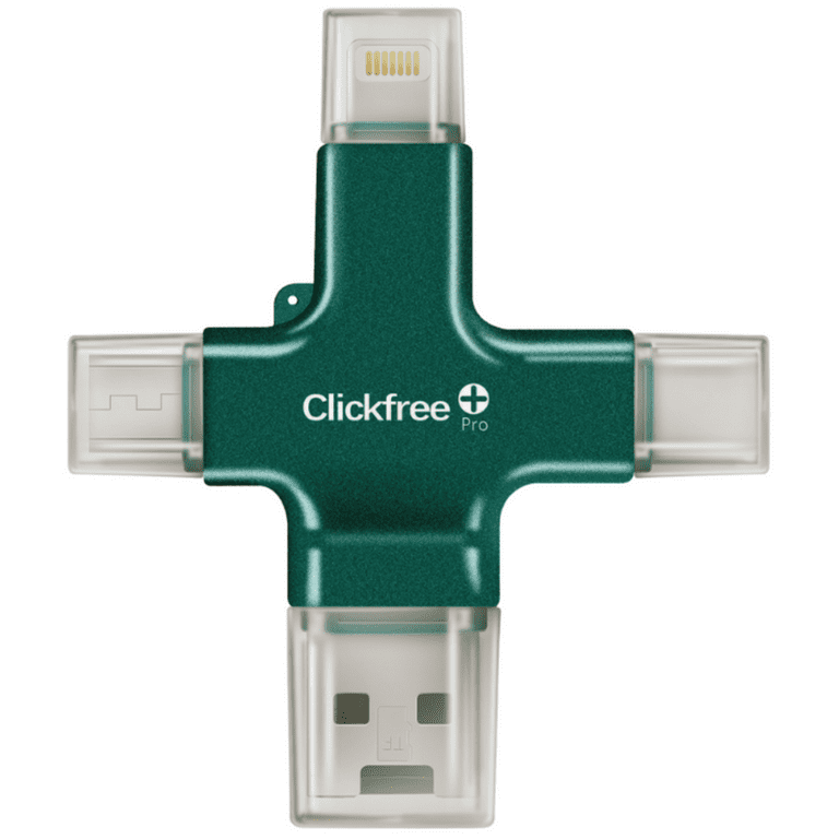 Clickfree™ PRO USB 3.0 MFi-Certified Photo and Video Saver for 