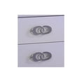thumbnail image 4 of Galaxy Home Furniture Passion LED Chest, Milky White, 5 Drawers, 52"H x 38"W x 17"D, Residential, 4 of 6