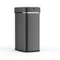 thumbnail image 4 of Nine Stars Automatic Kitchen Trash Can, 13 Gallon Stainless Steel, Motion Sensor Hands-Free Soft-Close Lid  Garbage Bin, Black, 4 of 5