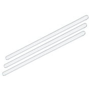 Uxcell 5.91" length 6mm Dia Borosilicate Glass Stick Stir Rod Mixing Tools for Lab 3 Pack