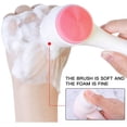 thumbnail image 4 of Cepillo facial manual rosa cepillo de limpieza facial cepillo exfoliante facial para puntos negros exfoliante manual ultra suave, 4 of 5