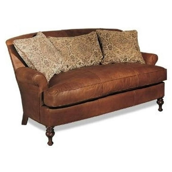 Settee Settee Traditional Traditional Wood Leather Wood Leather Rem MK-433