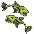 thumbnail image 3 of 2 Pieces Fish Mouth Stickers Skeleton Fish Stickers Fishing Boat Canoe Kayak Graphics Accessories, 3 of 6
