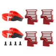 thumbnail image 4 of segolike 4 Pcs Support de Batterie en Métal Alliage d'Aluminium Haute Résistance Remplacement Rouge, 4 of 9