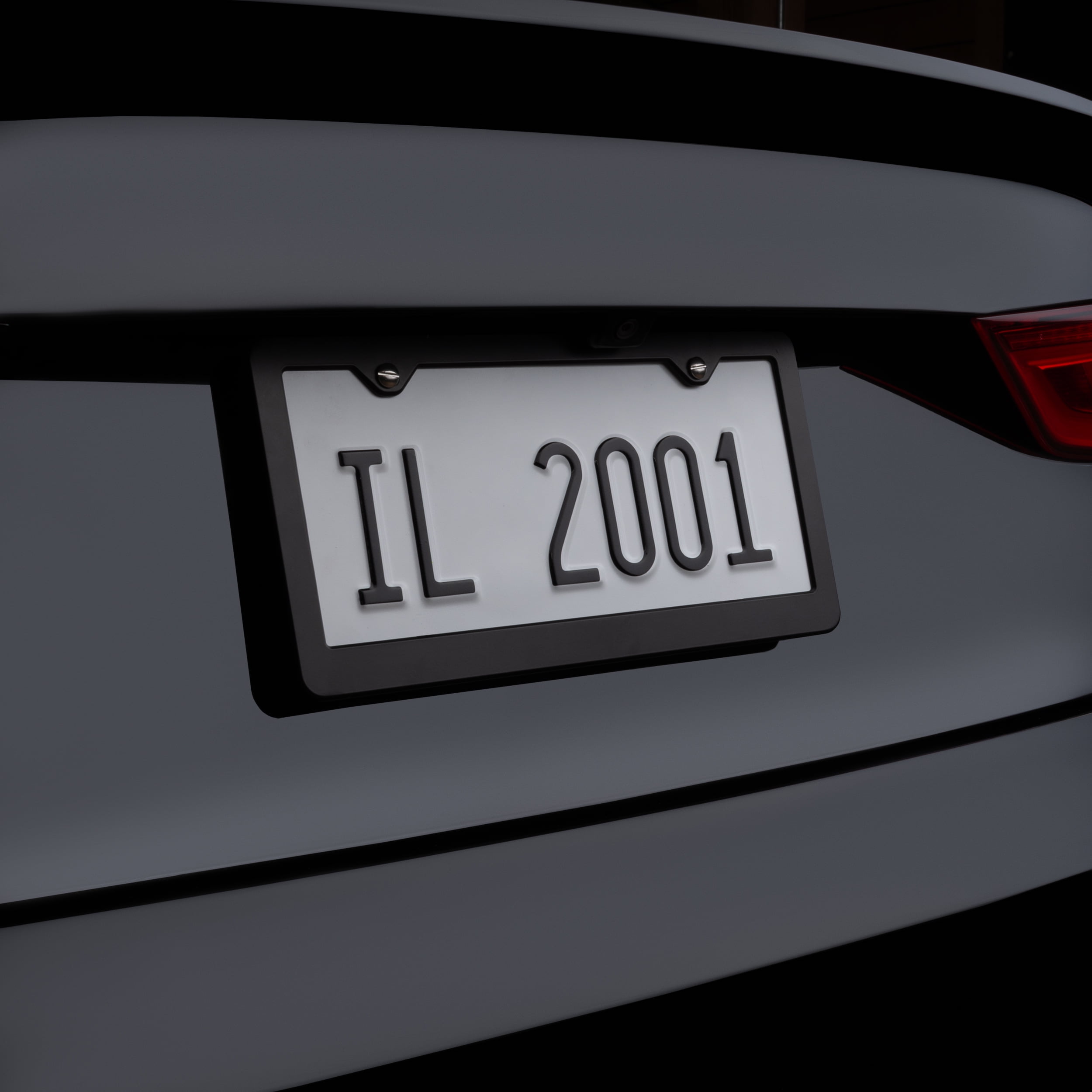 (3 pack) Auto Drive Black Metal Automotive Dealer License Plate Frame, 90140W