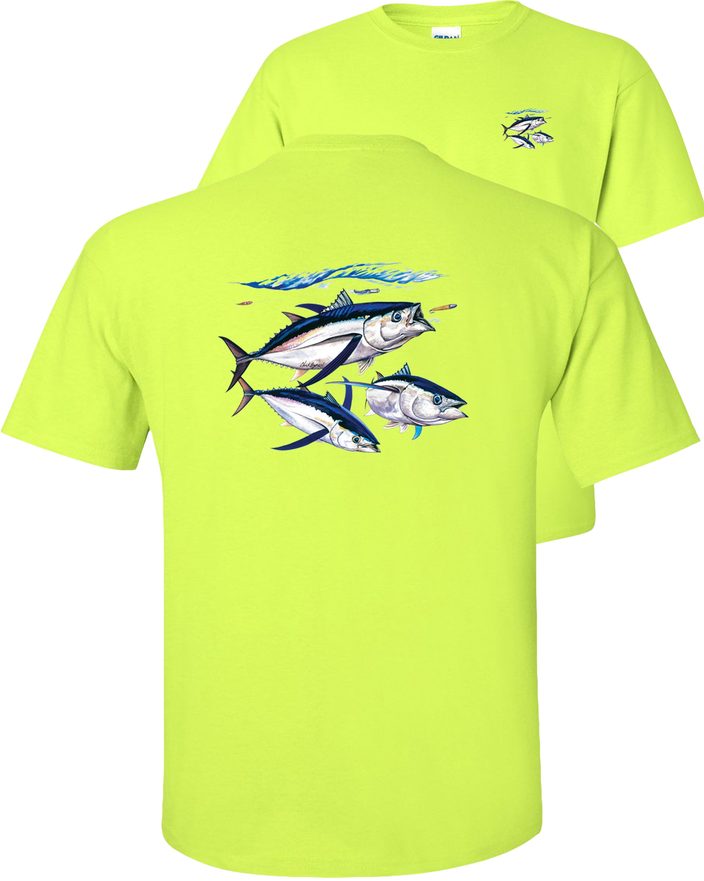 Fair Game Albacore Tuna TShirt Bluefin Tuna Deep Sea Fishing Adult