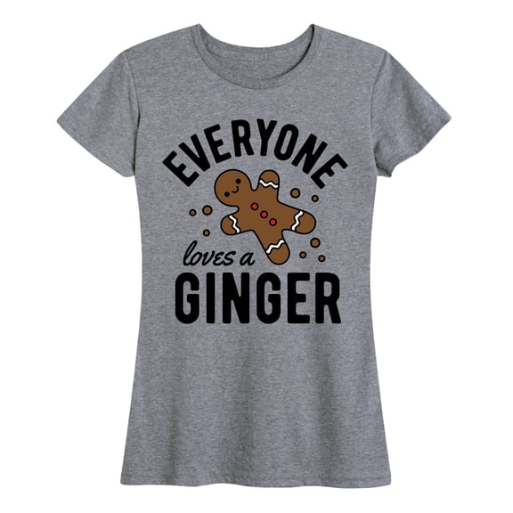 Instant Message - Everyone Loves Gingerbread Man - Women's Short Sleeve Graphic T-shirt
