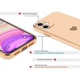 thumbnail image 4 of Compatible with iPhone 11 Case,Women Girsl Cute Love Heart Plating Design Protective Bumper with Camera Lens Cover Slim Shockproof Silicone Soft Phone Case for iPhone 11 Pink, 4 of 13