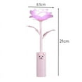 thumbnail image 4 of Lámpara de flores de simulación de foil de oso y rosa, luz nocturna de San Valentín, regalo pequeño, decoración de Navidad, luz de noche para dormitorio, luz decorativa de metal, diseño de, 4 of 8