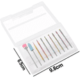thumbnail image 2 of Diamond Cuticle Electric Nail File and Ceramic Acrylic Gel Nail Bit Kit, Acrylic Nail Art Tools, 2 of 5