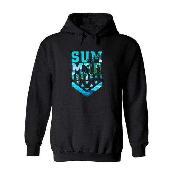 Summer's Here Hoodie Men -Image by Shutterstock, Male Large