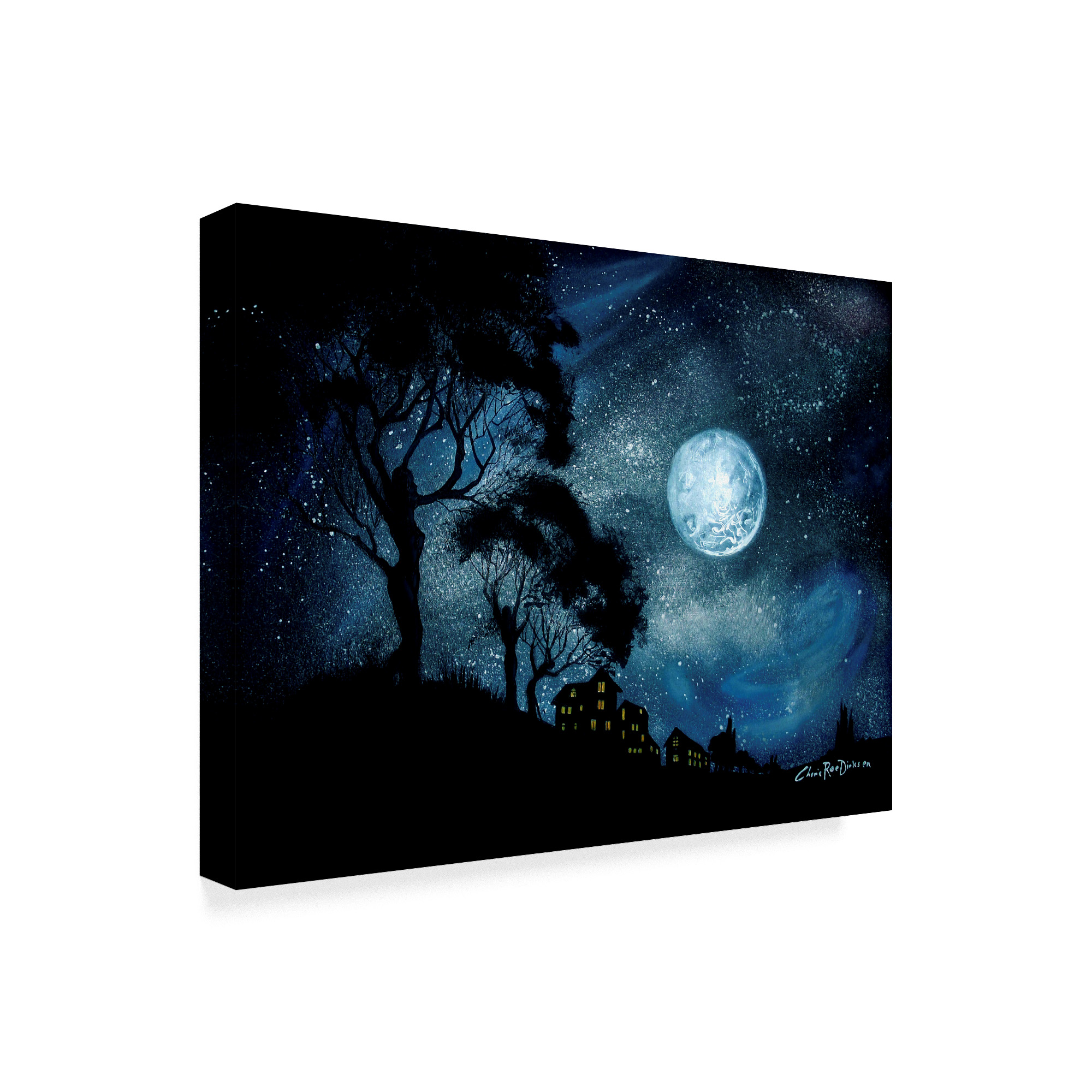 Trademark Fine Art 'Moon Age Daydream' Canvas Art by Cherie Roe Dirksen