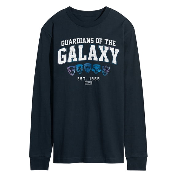 Marvel Guardians of the Galaxy - Guardians Collegiate - Men's Long Sleeve Graphic T-Shirt
