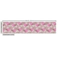 thumbnail image 3 of Ambesonne Floral Fabric by the Yard, Peonies on Checkered Back, 1 Yard, Soft Pink and Pale Grey, 3 of 5