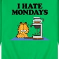 thumbnail image 3 of Garfield - I Hate Mondays - Men's Crew Neck Fleece Pullover, 3 of 5