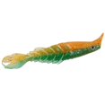 thumbnail image 2 of Perche Appât de Pêche Brochet Doux Double Couleur Multi Rassemblement Queue de Poisson 15cm Trois Bandes en Boîte, 2 of 9