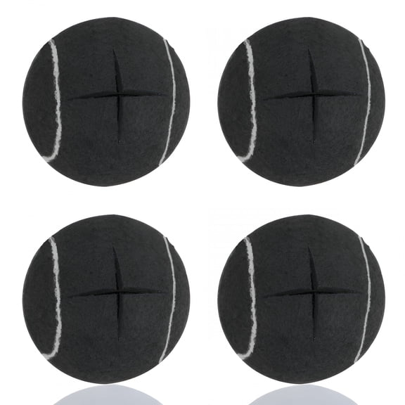 XIBUFE 4Pcs Precut Walker Tennis Balls with Precuting for Easy Installation