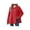 Red, variant on Zynoxe Womens Jackets With Buttons Classic Lapel Collar Winter Jackets for Women Loose Long Sleeve Mid‑Length Open Front Coat Versatile Solid Color Casual Outerwear Coat 2 Ways To Wear S