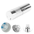 thumbnail image 3 of 1 Pc All-inclusive Airless Pump Lotion Bottle for Travel Gym 15ml 0.51oz Silver Tone, 3 of 6