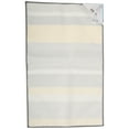 thumbnail image 4 of iDesign Microfiber Stripes Bathroom Shower Rug 34" x 21", Yellow /Gray, 4 of 4