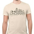thumbnail image 2 of Skyline Cincinnati Ohio Shirt Unisex 3X-Large Natural, 2 of 5