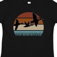 thumbnail image 4 of Inktastic Duck Hunting Retro Sunset Hunter Boys or Girls Toddler T-Shirt, 4 of 5
