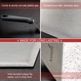 thumbnail image 3 of Espátula De Metal De Acero Inoxidable Y Raspador – Espátulas Profesionales Para Parrilla De Chef, Juego De 3 – Accesorios Resistentes Ideales Para Barbacoa De Hierro Fundido, Parrilla Plana, Sartén –, 3 of 8