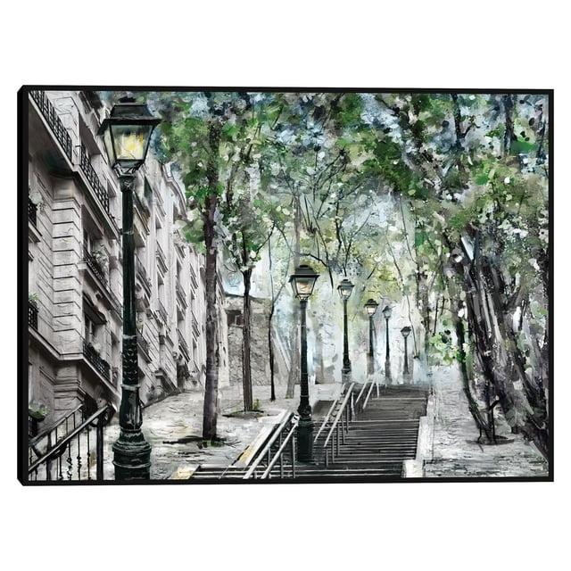 Cuadro Decorativo - Montmartre Jr Impresión en canvas, estrechado