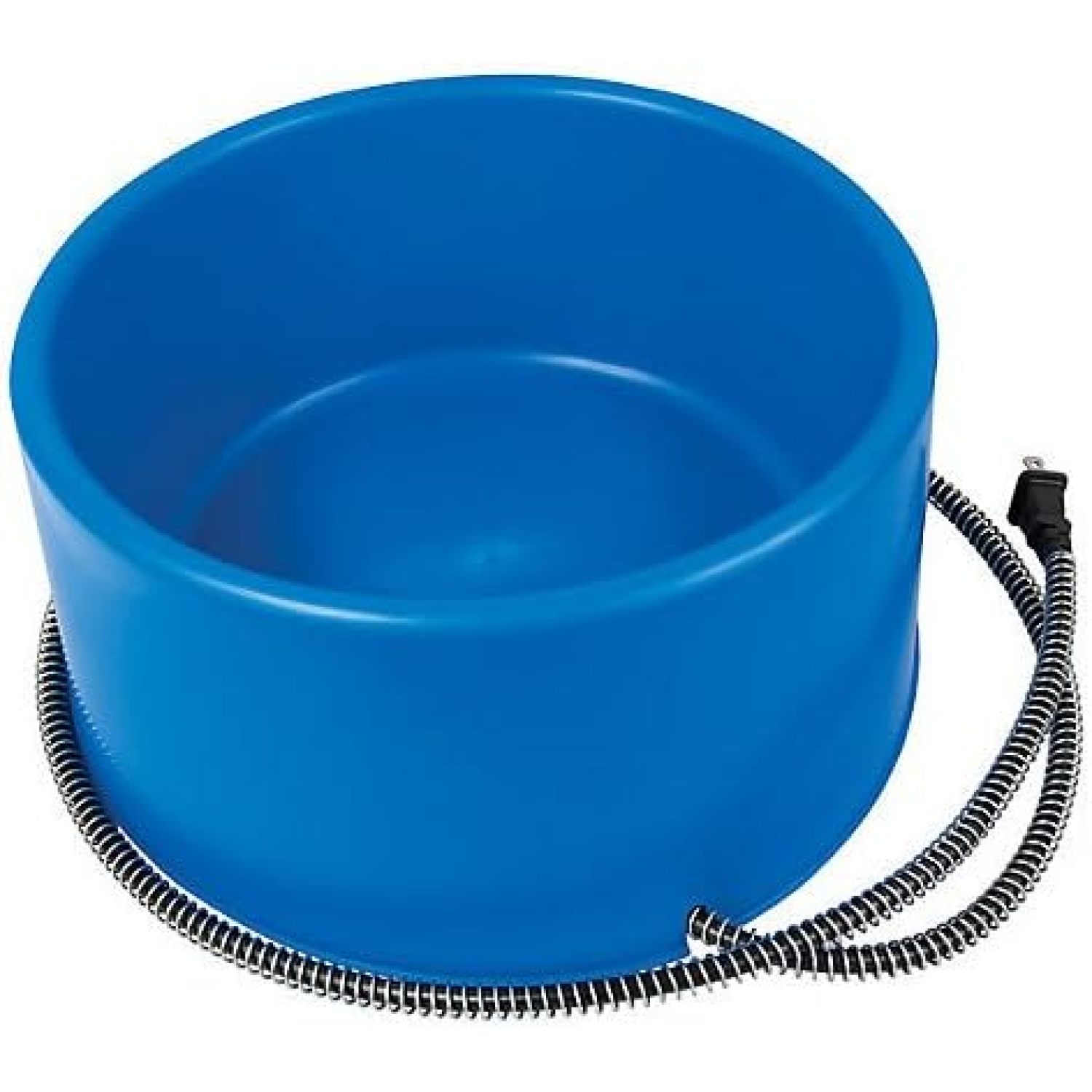 HElectQRIN P60B 60Watt Premium Heated Pet Dog & Cat Water Bowl Blue