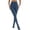 Blue, variant on Xijirk Women Wide Ribbed High Waist Opaque Footed Pantyhose High Stretch Smooth Solid Hosiery Tights for Daily Casual Dating Formal Outfit Wear,Blue,One Size