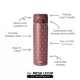 thumbnail image 2 of Simple Modern 22 fl oz Insulated Stainless Steel Mesa Loop Water Bottle with Covered Straw|Mauve Meadow, 2 of 5