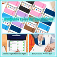 thumbnail image 6 of Password Book with Alphabetical tabs, Hardcover Small Password Books for Seniors, Internet Password Logbook Journal Website Address Login, Perfect Pocket Size Password Keeper – Dark Blue, 6 of 6